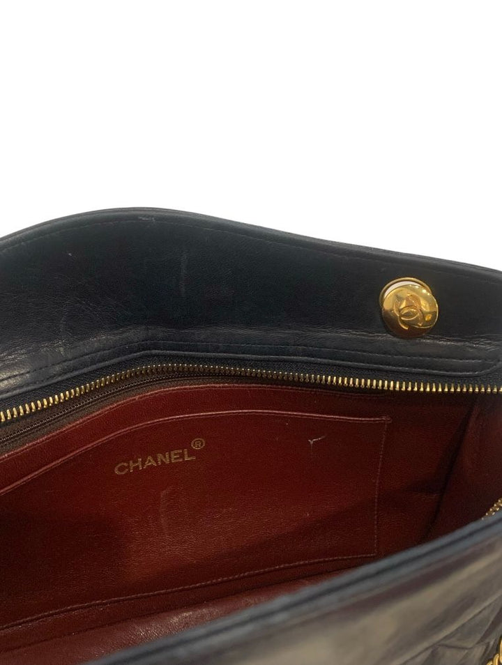 Bleu Marin PRELOVED CHANEL TM Sacs, VINTAGE QUILTED