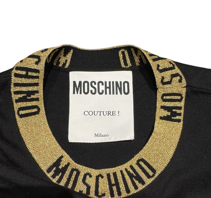 Noir et Or MOSCHINO Hauts, Grand