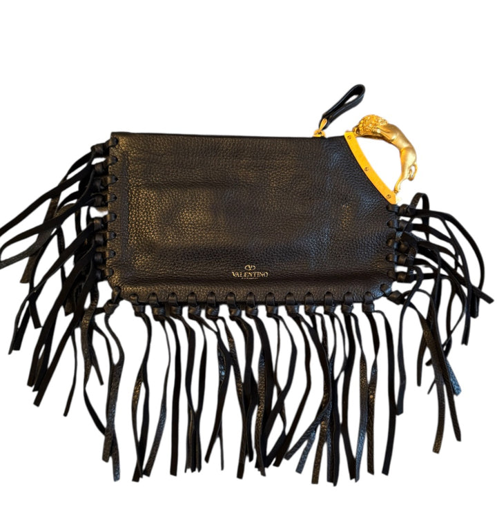 Noir et Or VALENTINO Sacs, C ROCKEE CLUTCH