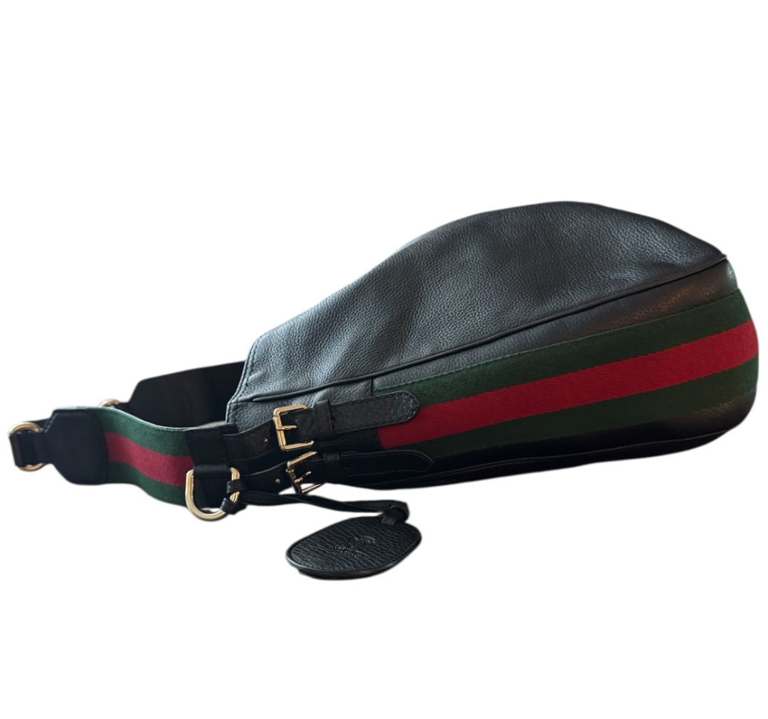 Noir, Vert, Rouge GUCCI Sacs, HERITAGE SHOULDER BAG