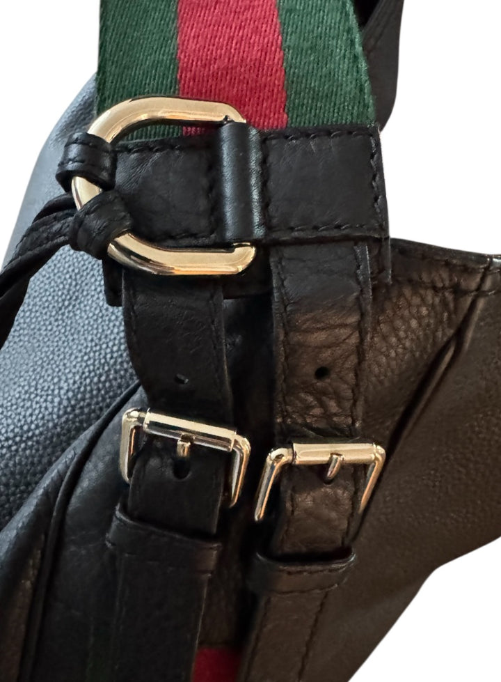 Noir, Vert, Rouge GUCCI Sacs, HERITAGE SHOULDER BAG