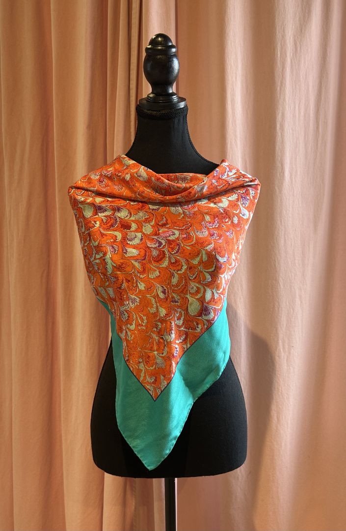 Vert et Rose VINTAGE BILL BLASS scarf