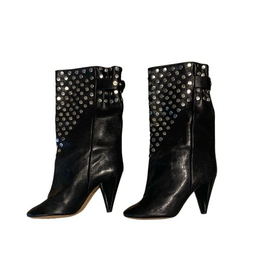 Noir et Argent ISABEL MARANT BOTTES, 39
