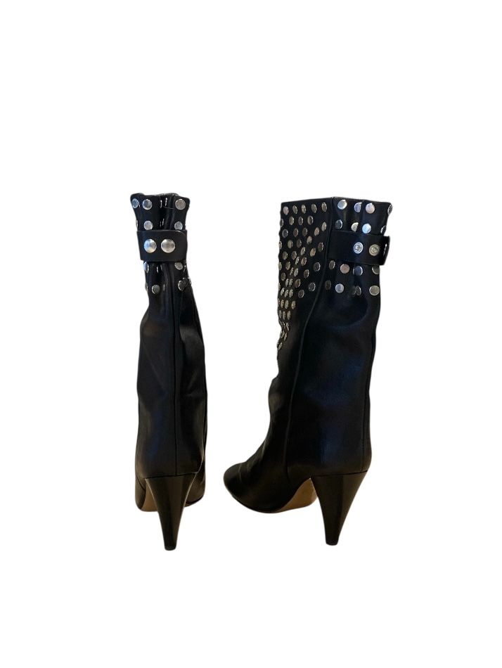 Noir et Argent ISABEL MARANT BOTTES, 39