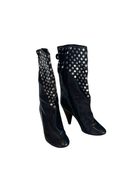 Noir et Argent ISABEL MARANT BOTTES, 39