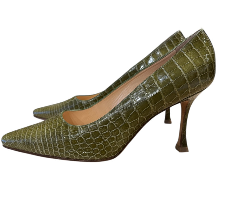 Vert MANOLO BLAHNIK STILETTOS, 39