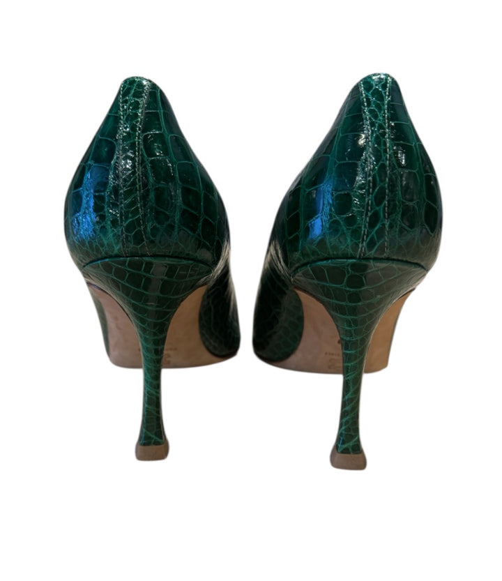 vert foret MANOLO BLAHNIK STILETTOS, 39