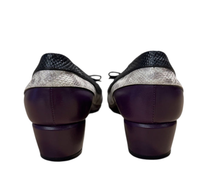 mauve et blanc SALVATORE FERRAGAMO Chaussures, 36.5