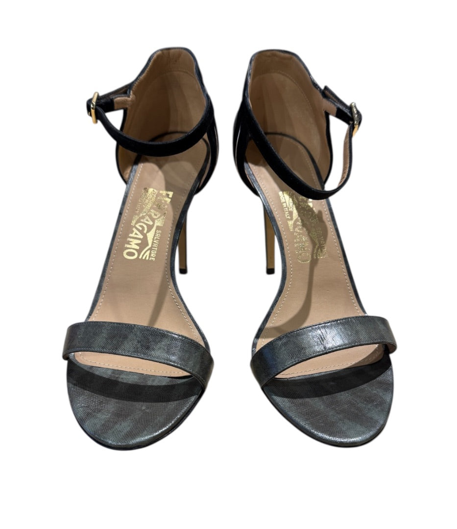 Gris SALVATORE FERRAGAMO Chaussures, 8.5