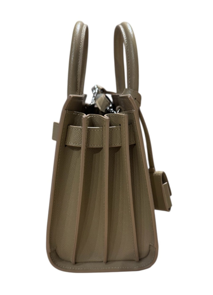Dark Beige YVES SAINT LAURENT Sacs, SAC DE JOUR NANO