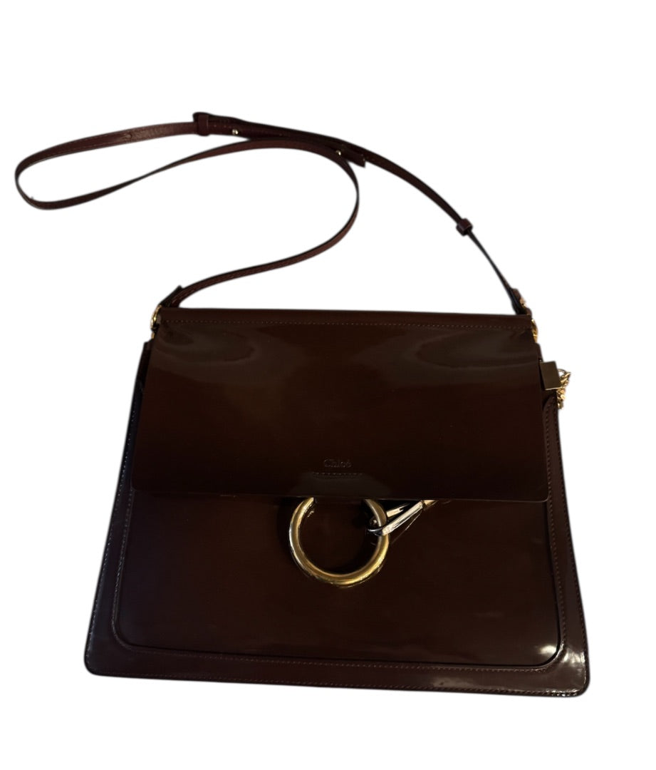 Brun et Bourgogne CHLOE Sacs, FAYE