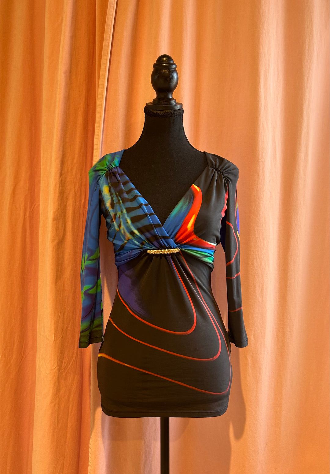 Noir, rouge, bleu ROBERTO CAVALLI Hauts, Petit
