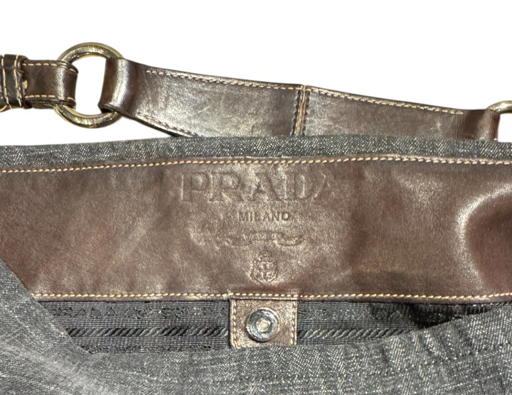 DENIM TOTE PRADA Sacs