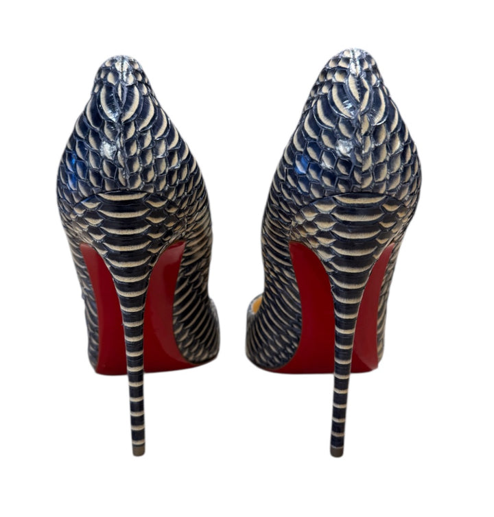 Snakeprint CHRISTIAN LOUBOUTIN STILETTOS, 37