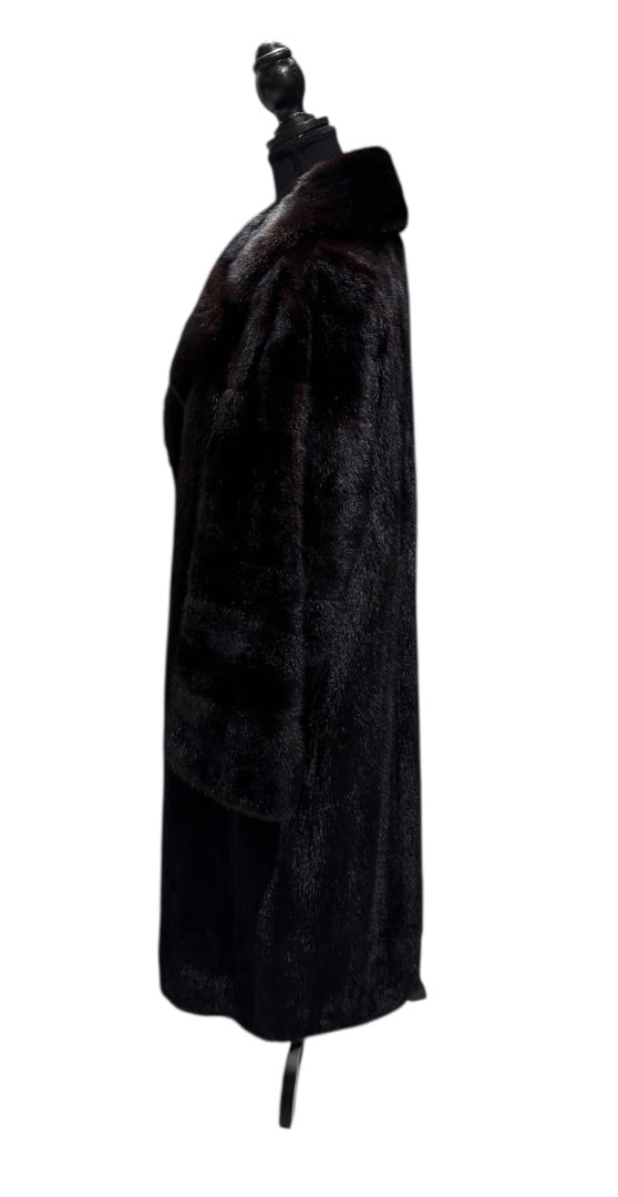 Brun CHRISTIAN DIOR Manteau, Grand