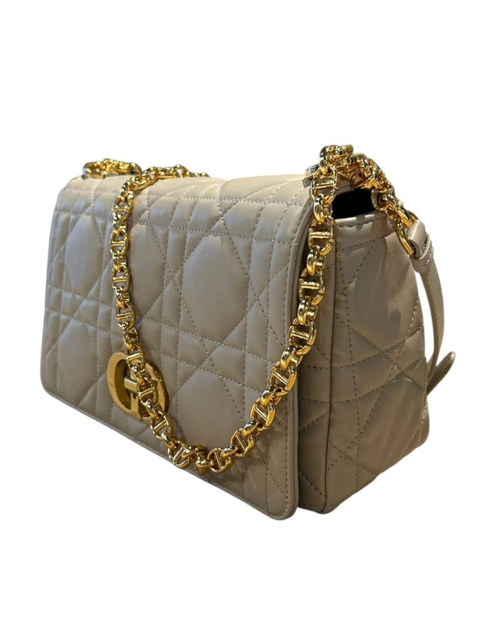 AVEC BOITE CHRISTIAN DIOR Sacs, CARO BEIGE MEDIUM