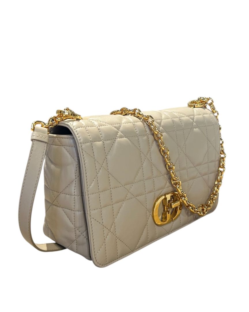 AVEC BOITE CHRISTIAN DIOR Sacs, CARO BEIGE MEDIUM