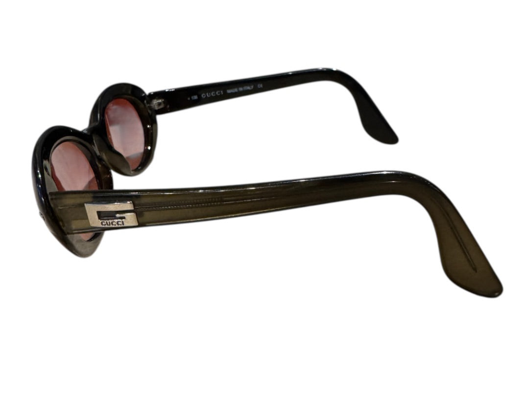 Vert GUCCI Lunettes de Soleil, INCLUDES CASE