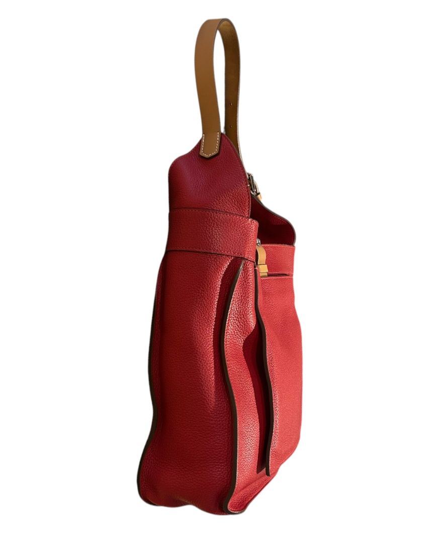 Rouge et Brun HERMES Sacs, MARWARI 27 TAURILLON CLEMENCE