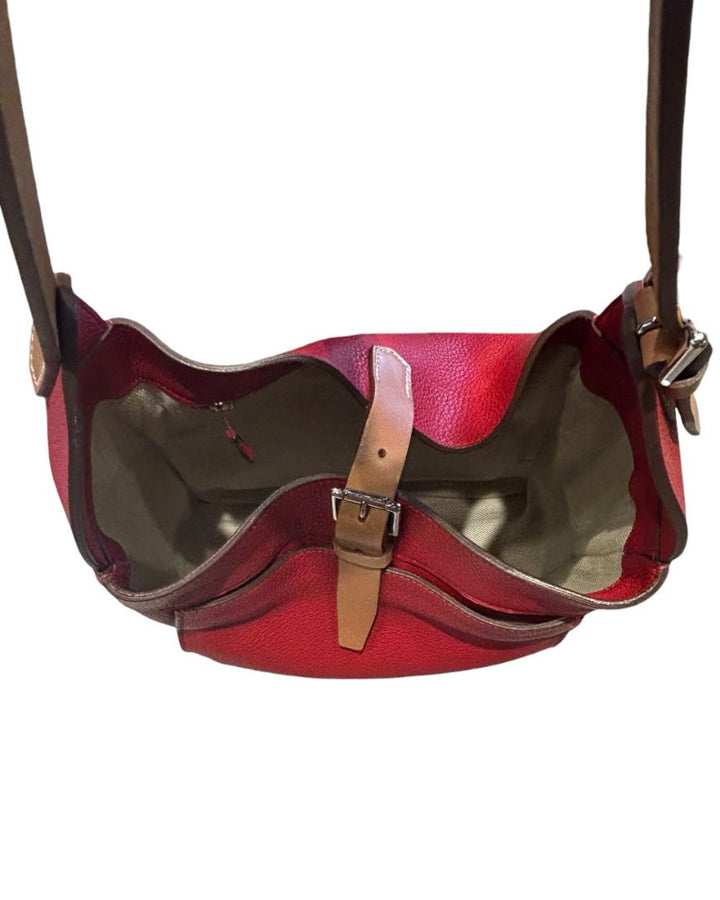 Rouge et Brun HERMES Sacs, MARWARI 27 TAURILLON CLEMENCE