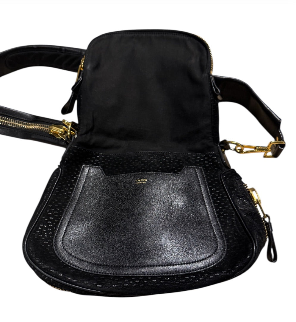 Black TOM FORD Sacs, JENNIFER CROSSBODY SUEDE