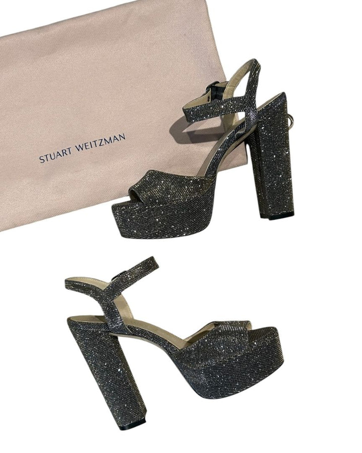 Argent/Or STUART WEITZMAN sandals, 6