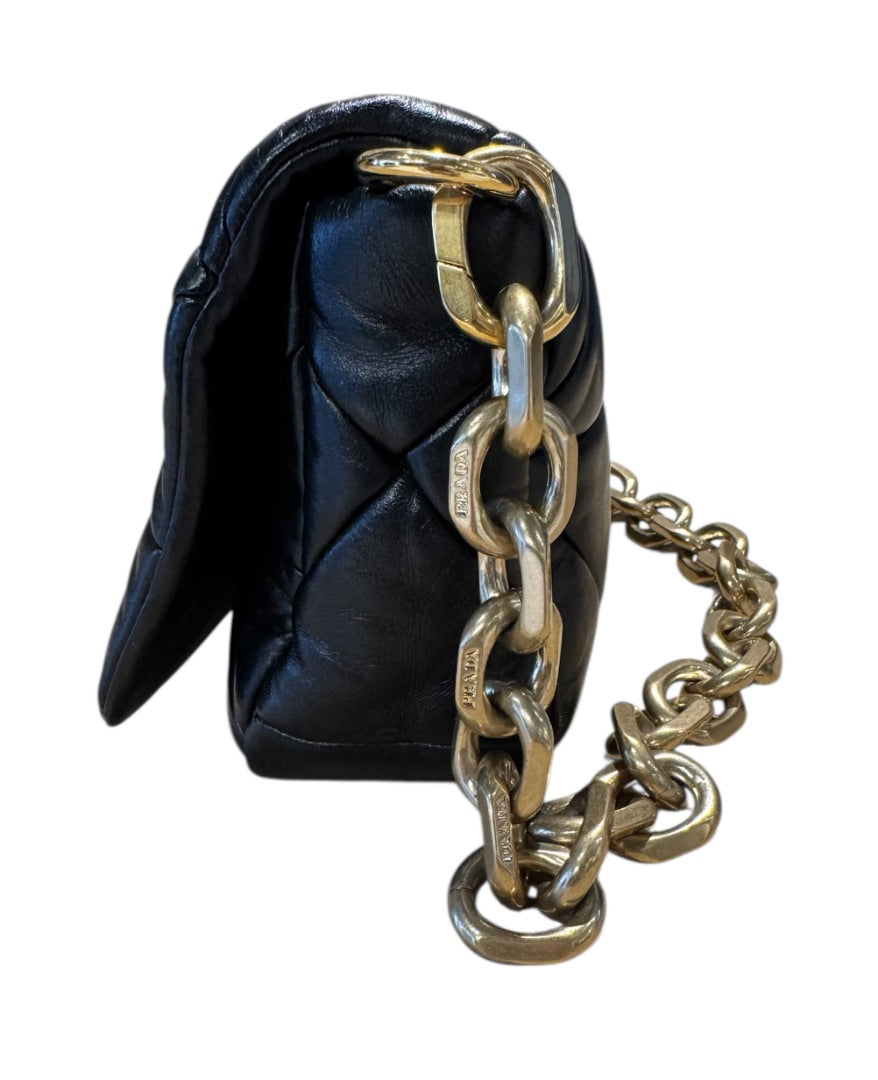 Noir et Or PRADA Sacs, SYSTEM PATCHWORK