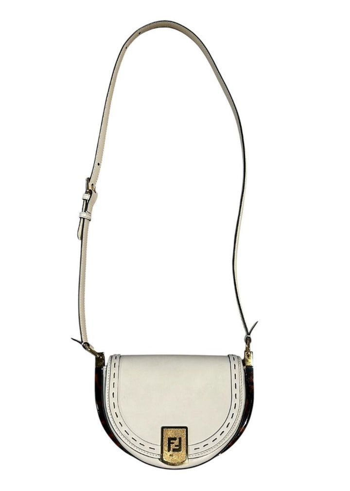 Blanc FENDI Sacs, MOONLIGHT CROSSBODY