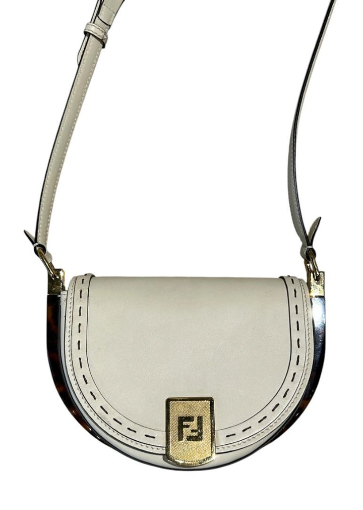 Blanc FENDI Sacs, MOONLIGHT CROSSBODY