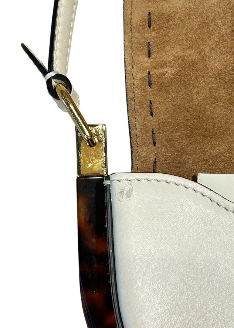 Blanc FENDI Sacs, MOONLIGHT CROSSBODY