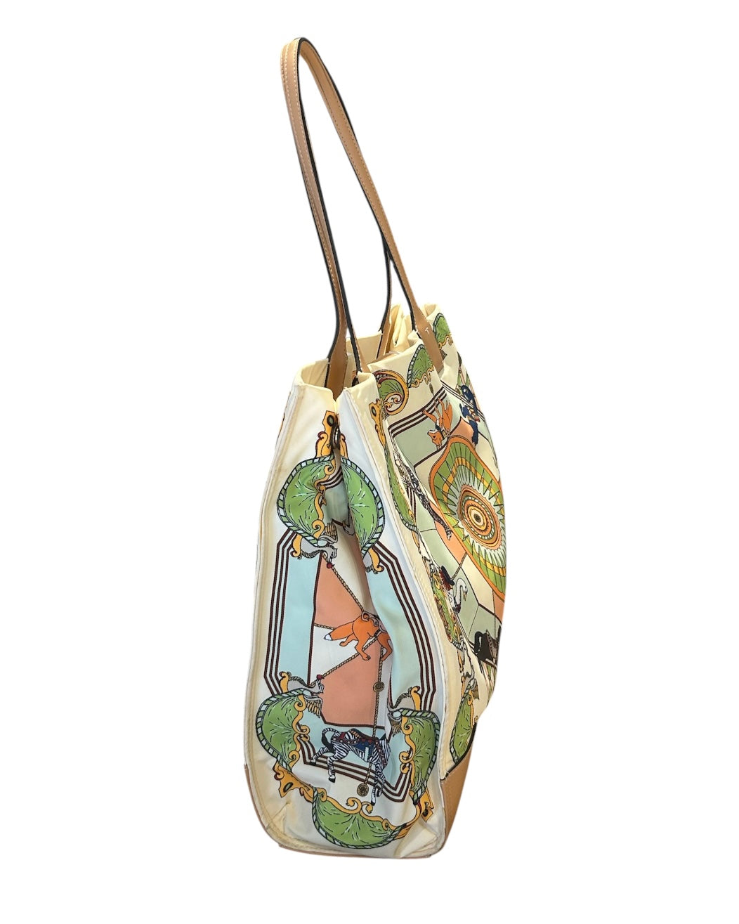 Blanc et Multi TORY BURCH Sacs, CAROUSEL MOTIF