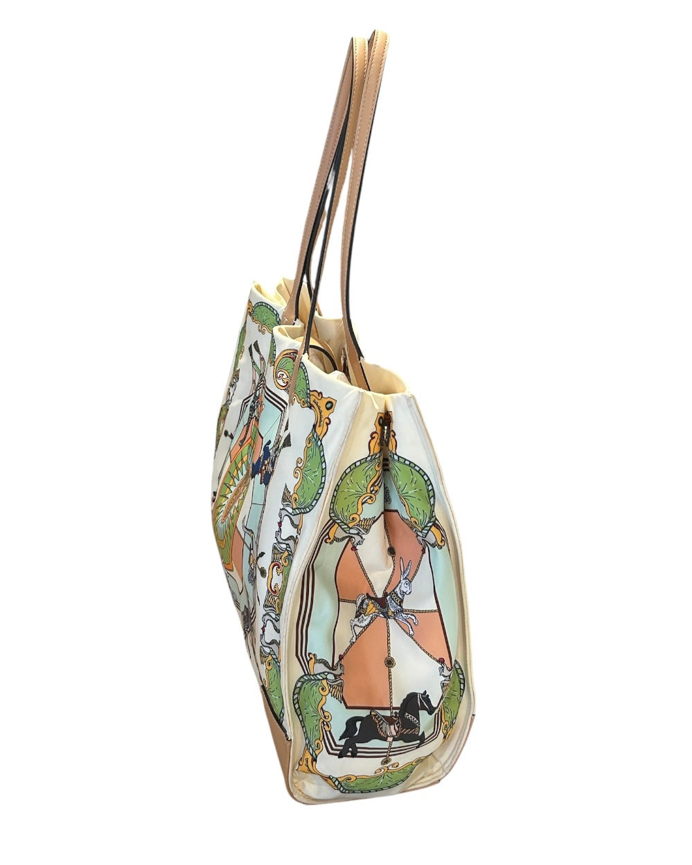 Blanc et Multi TORY BURCH Sacs, CAROUSEL MOTIF