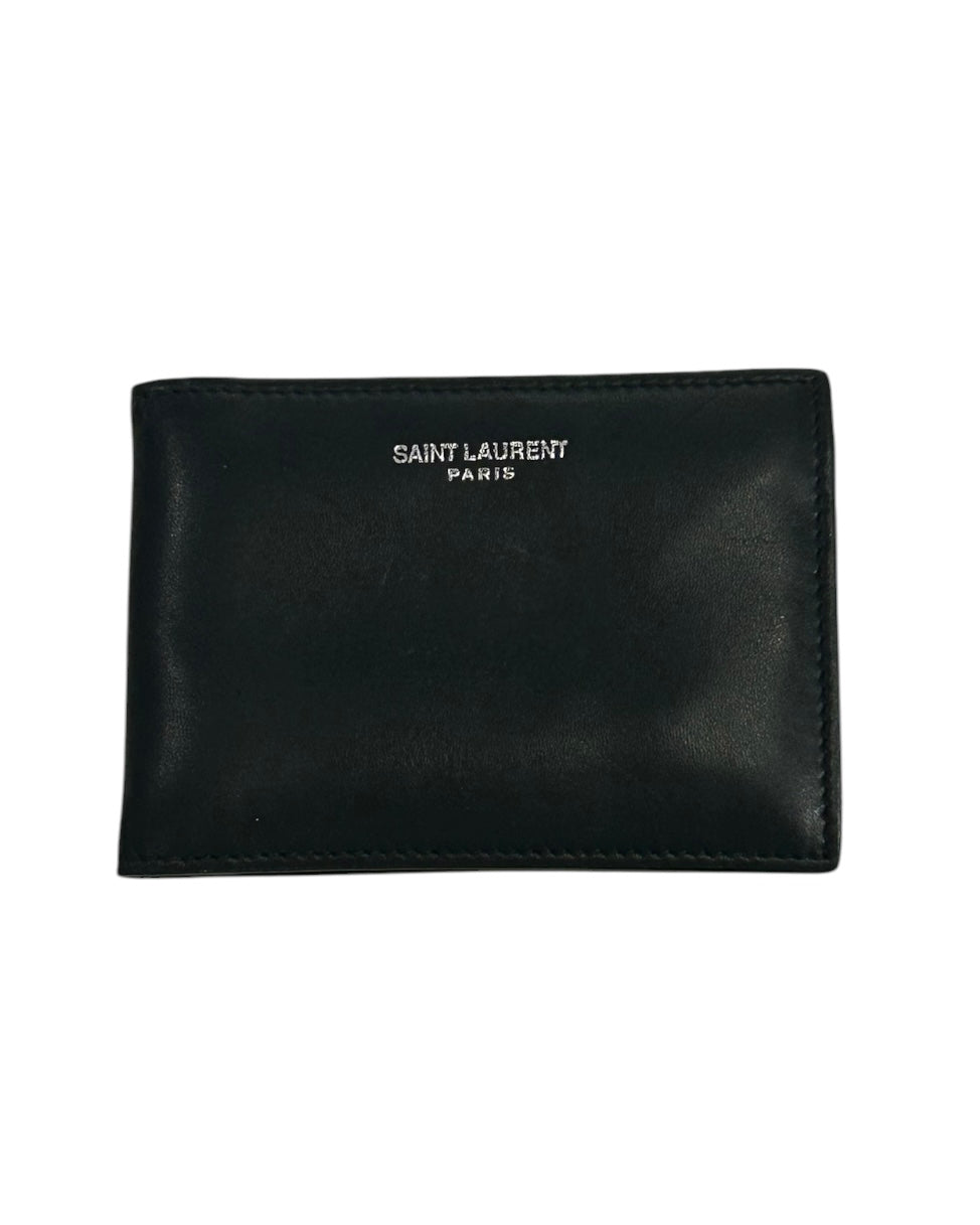 Noir YVES SAINT LAURENT portefeuilles