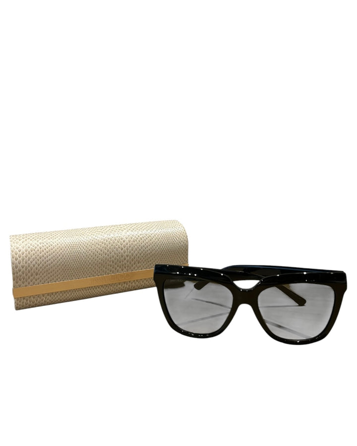 Noir JIMMY CHOO Lunettes de Soleil, AVEC/WITH CASE