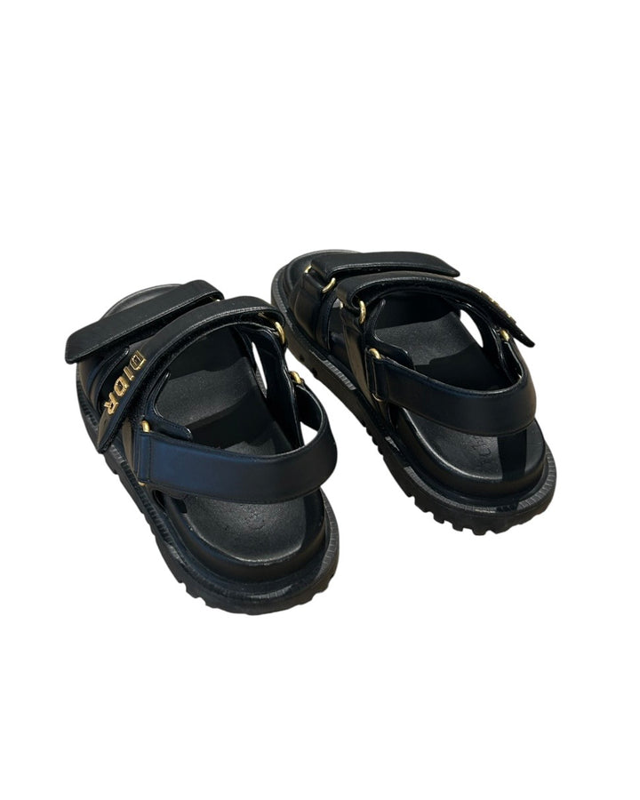Noir DIORACT CHRISTIAN DIOR sandals, 8