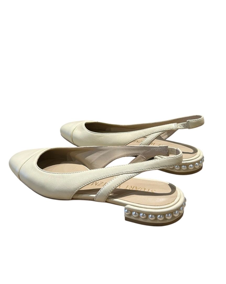 blanc et perles STUART WEITZMAN Chaussures, 7.5