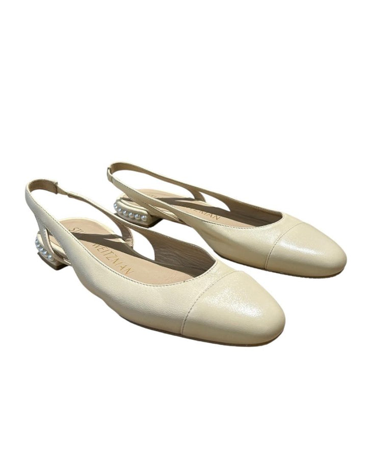blanc et perles STUART WEITZMAN Chaussures, 7.5