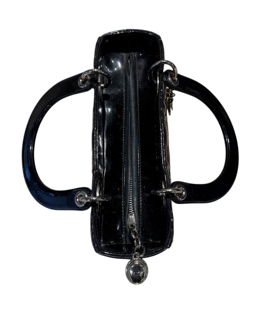 Noir CHRISTIAN DIOR Sacs, LADY  DIOR MEDIUM