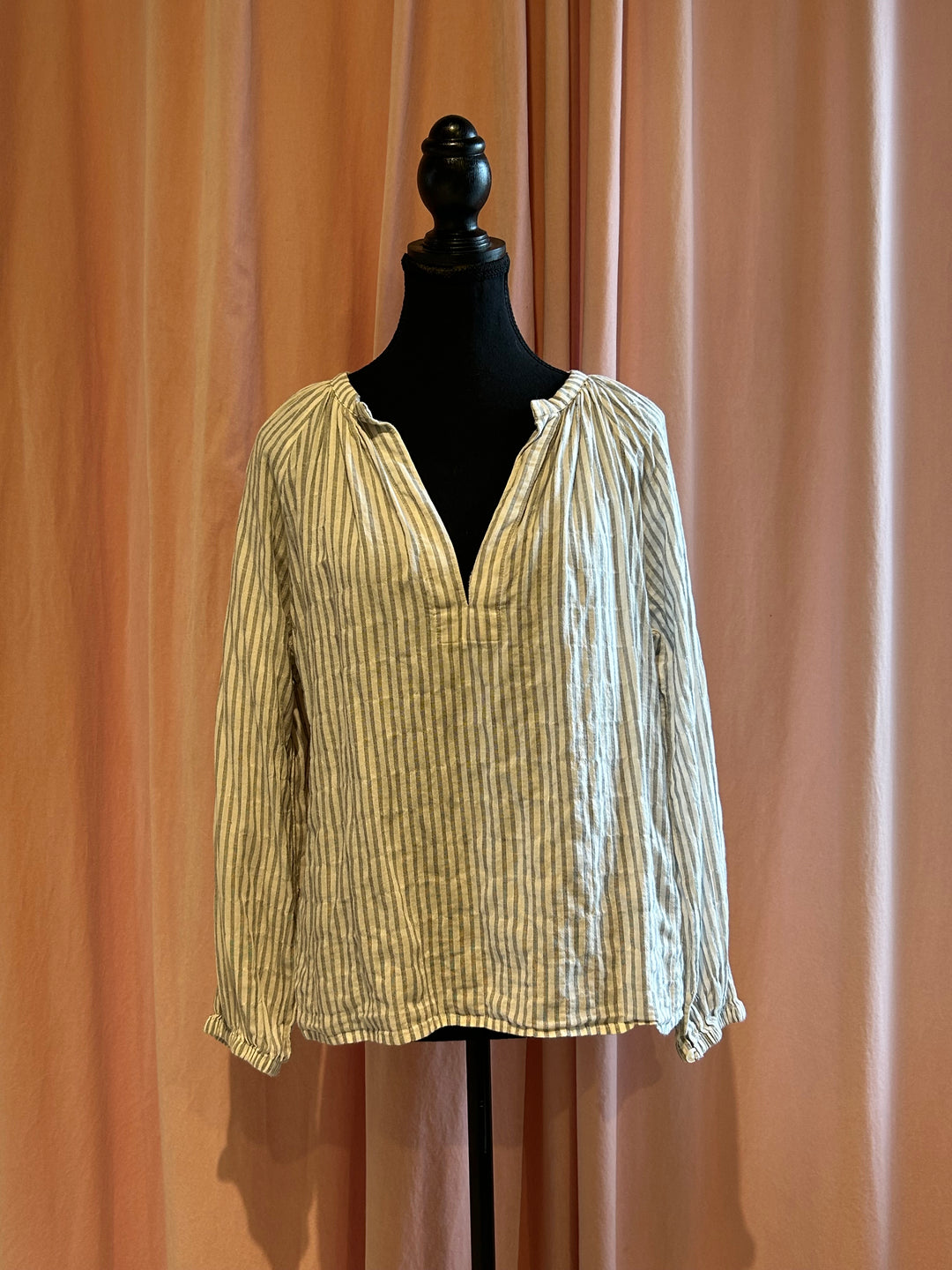 Gris et blanc, rayé NILI LOTAN Blouses, Très petit