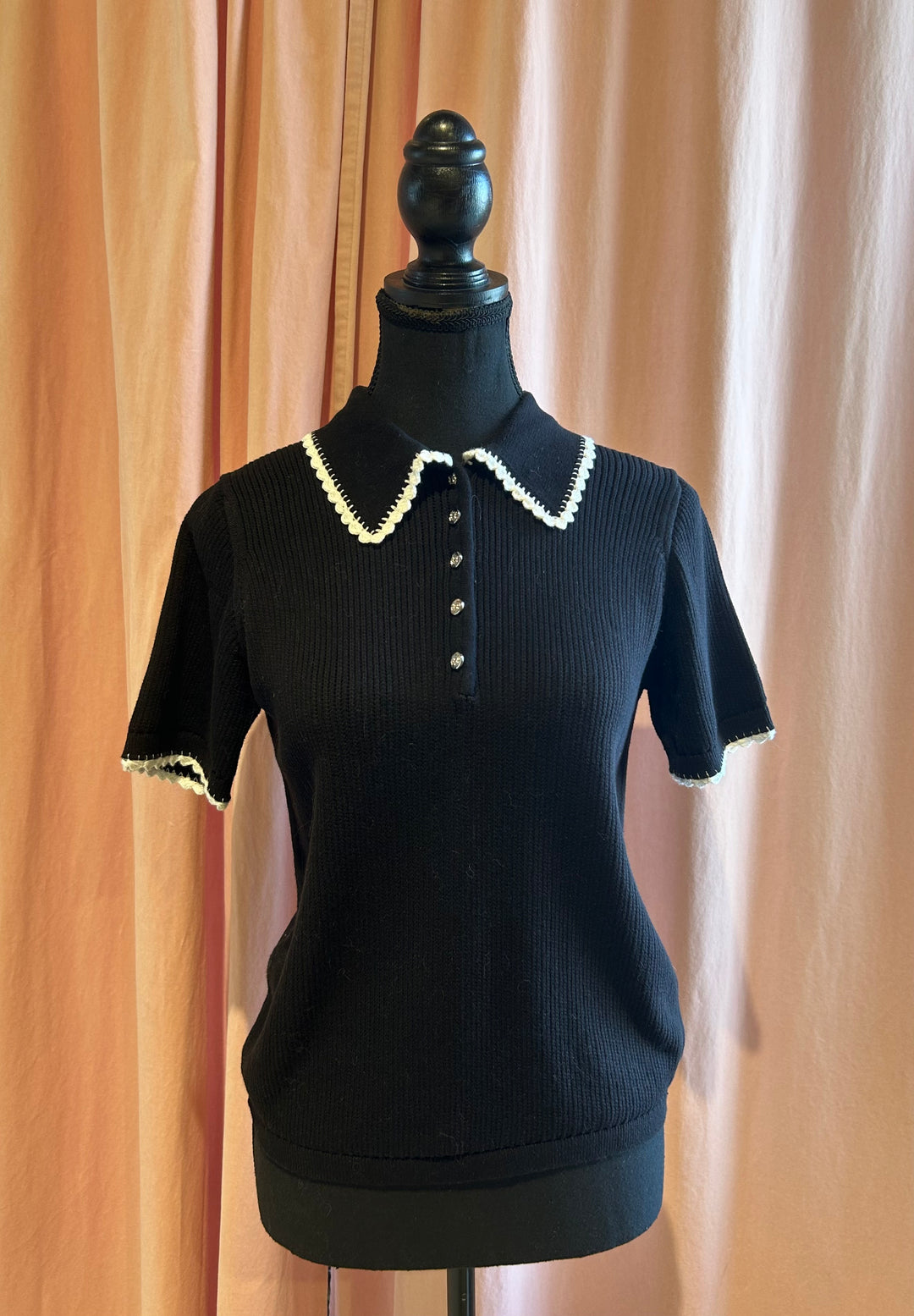 Noir et blanc MAJE Hauts, 1