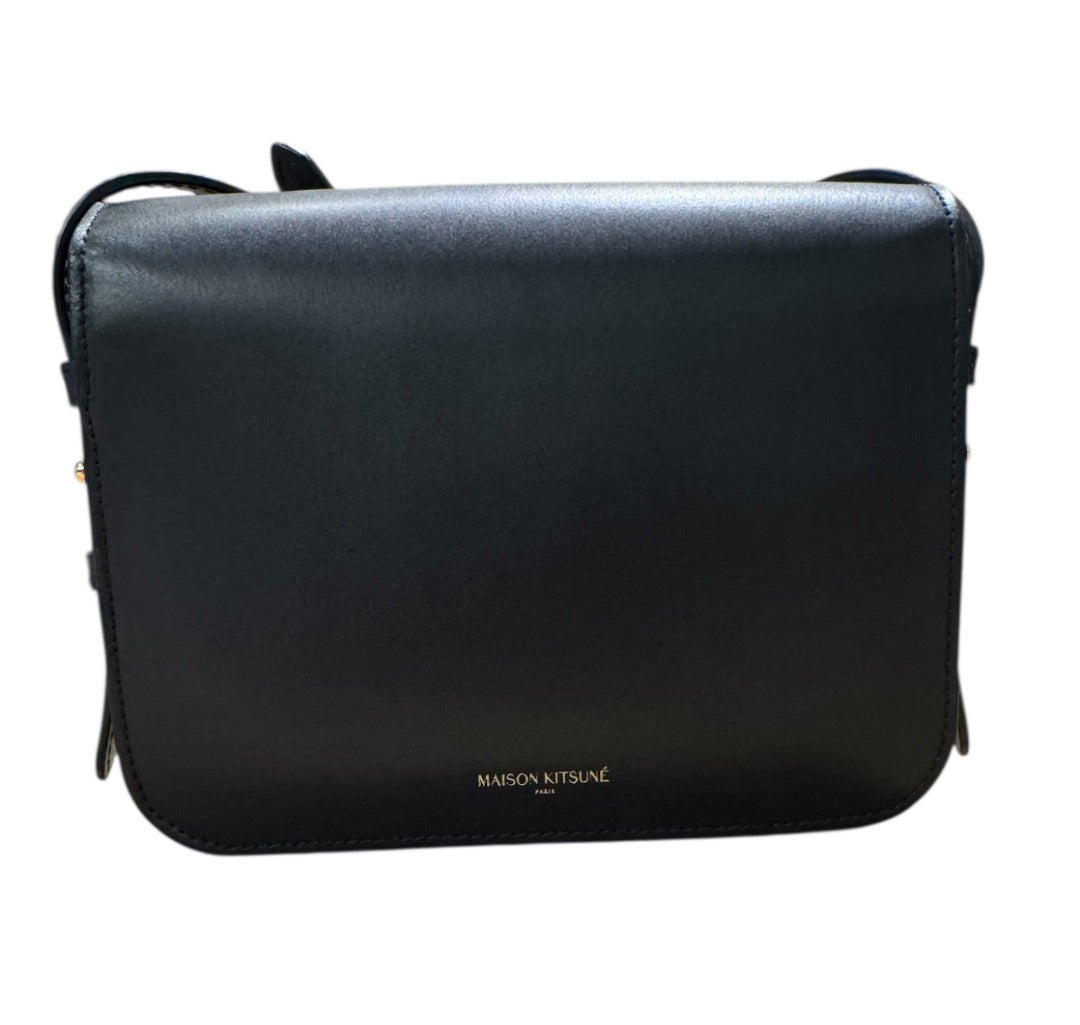 Noir et Or MAISON KITSUNE PARIS Sacs, EDIE CROSSBODY