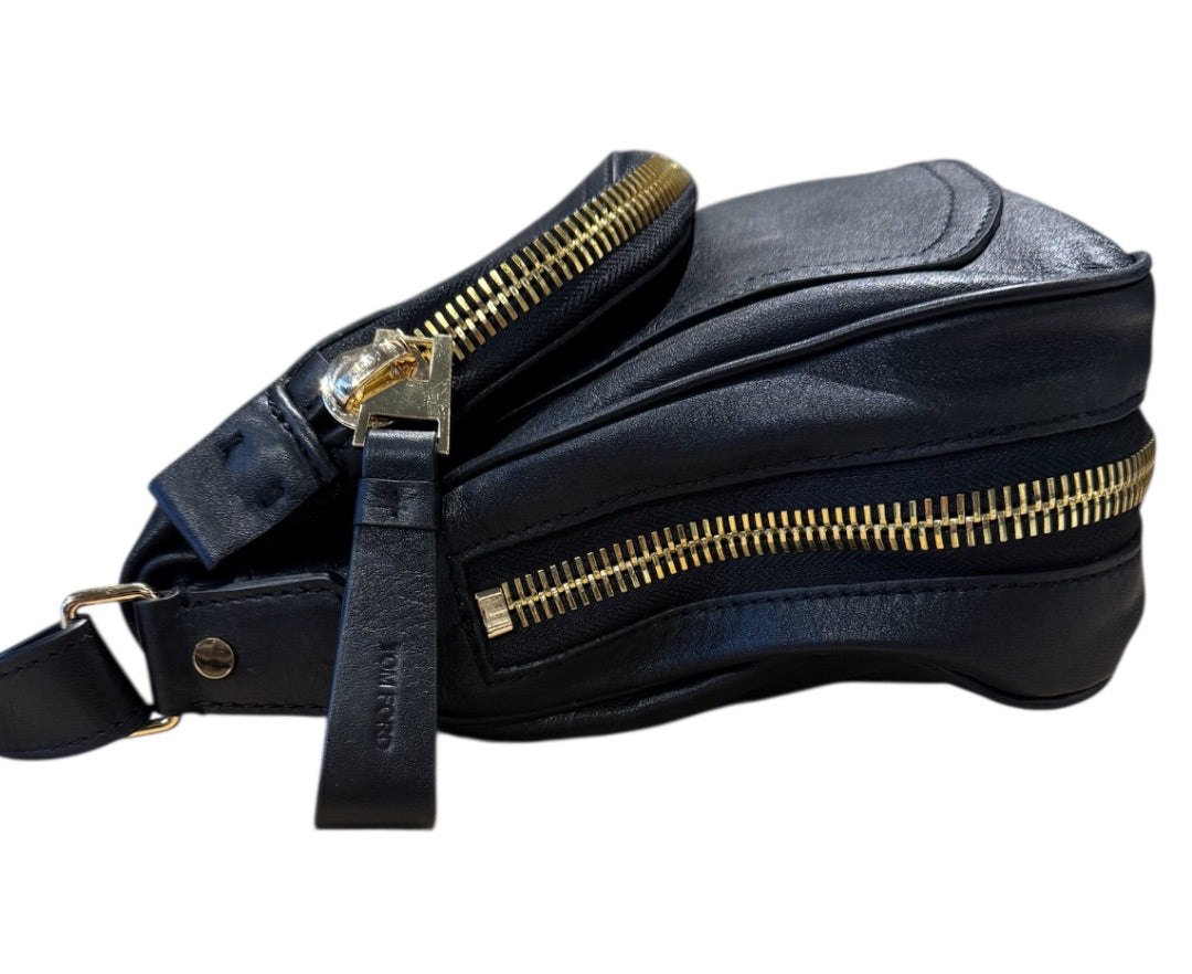 Noir TOM FORD Sacs, JENNIFER GRAINED LEATHER SHOULDER BAG