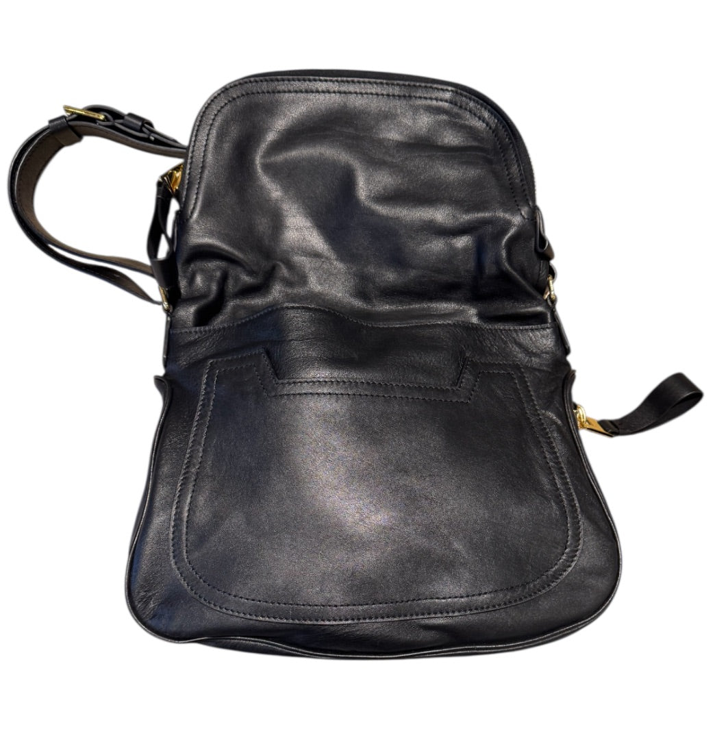 Noir TOM FORD Sacs, JENNIFER GRAINED LEATHER SHOULDER BAG