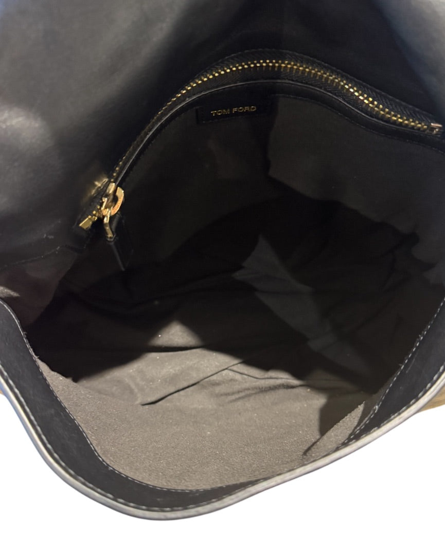 Noir TOM FORD Sacs, JENNIFER GRAINED LEATHER SHOULDER BAG