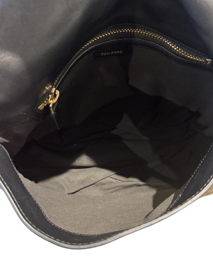 Noir TOM FORD Sacs, JENNIFER GRAINED LEATHER SHOULDER BAG