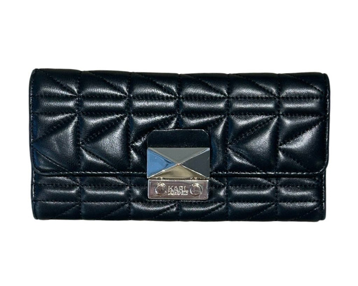 Noir et Argent KARL LAGERFELD portefeuilles