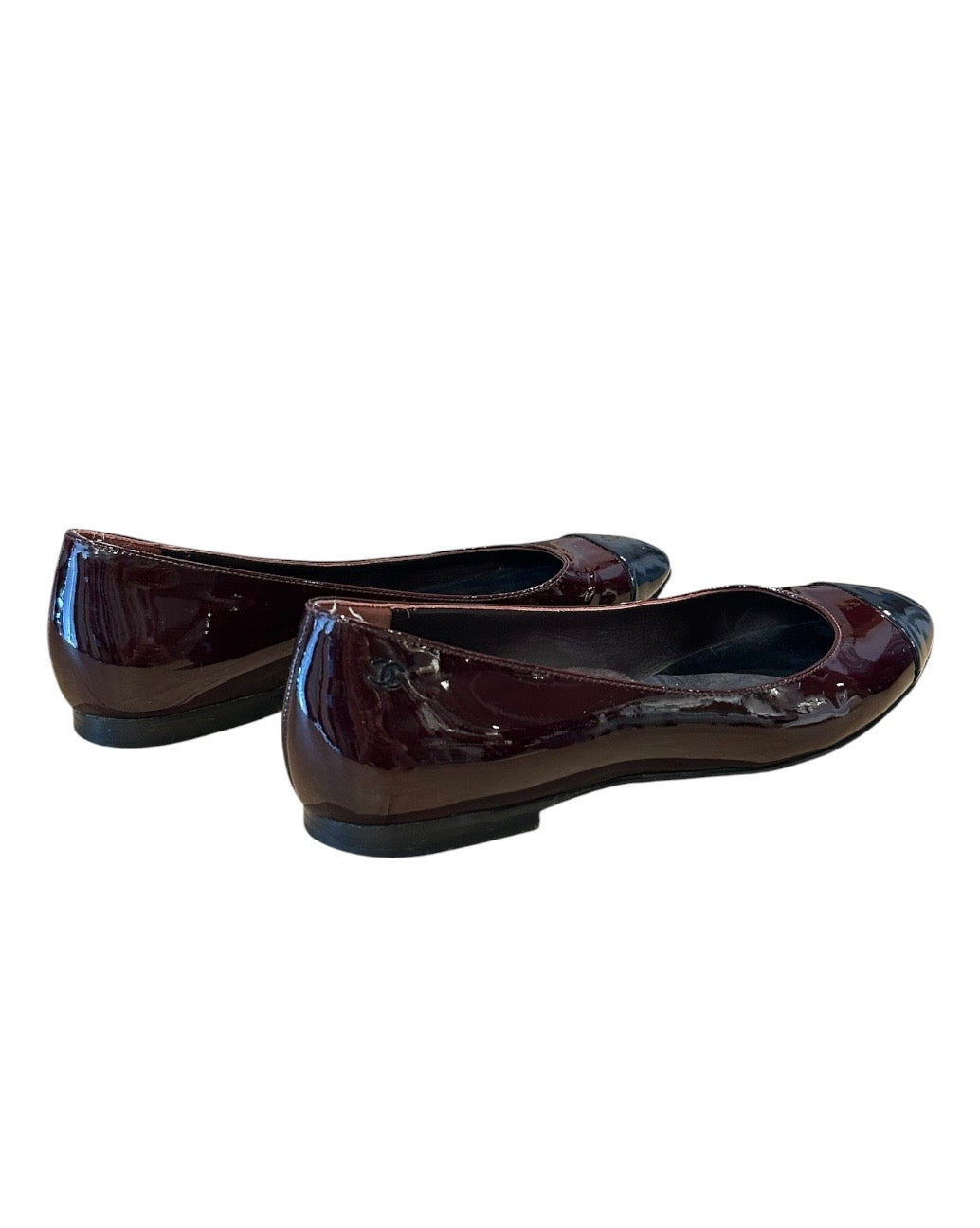 Aubergine et Noir CHANEL Chaussures, 40