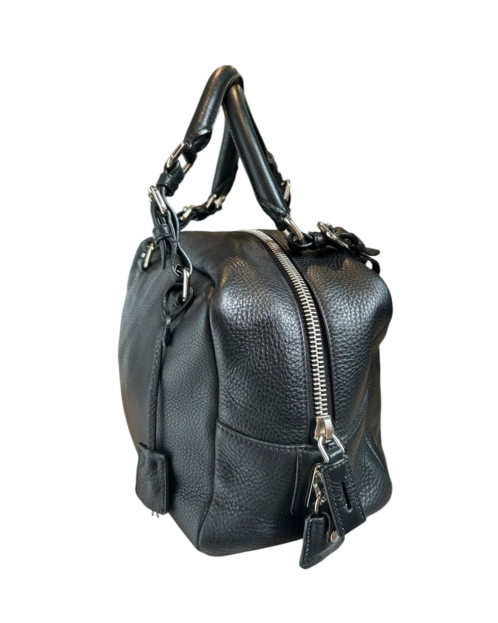 Noir et Argent PRADA Sacs, SATCHEL