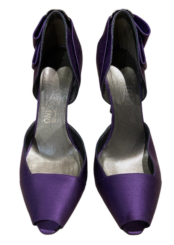 mauve SALVATORE FERRAGAMO Chaussures, 8