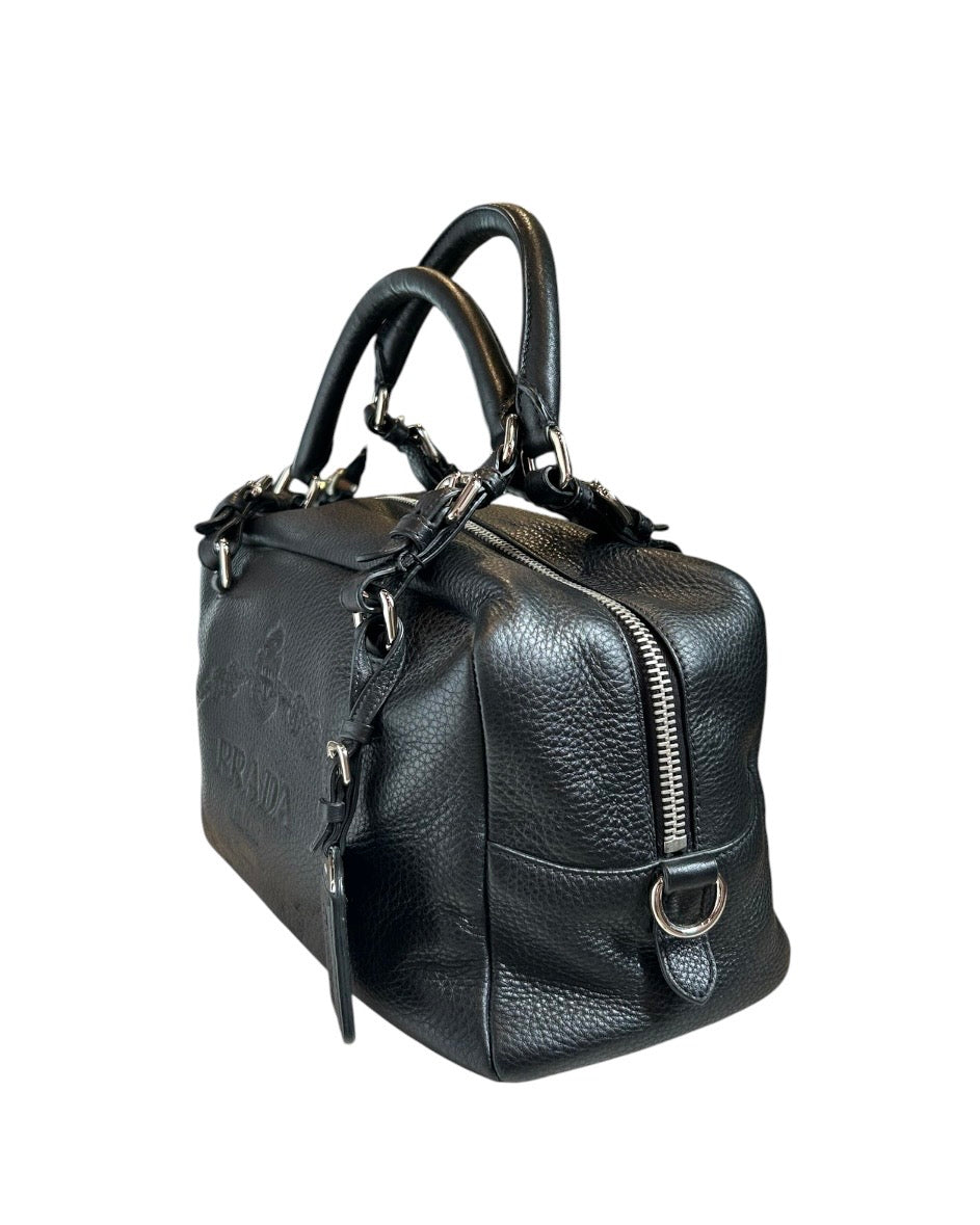 Noir et Argent PRADA Sacs, SATCHEL